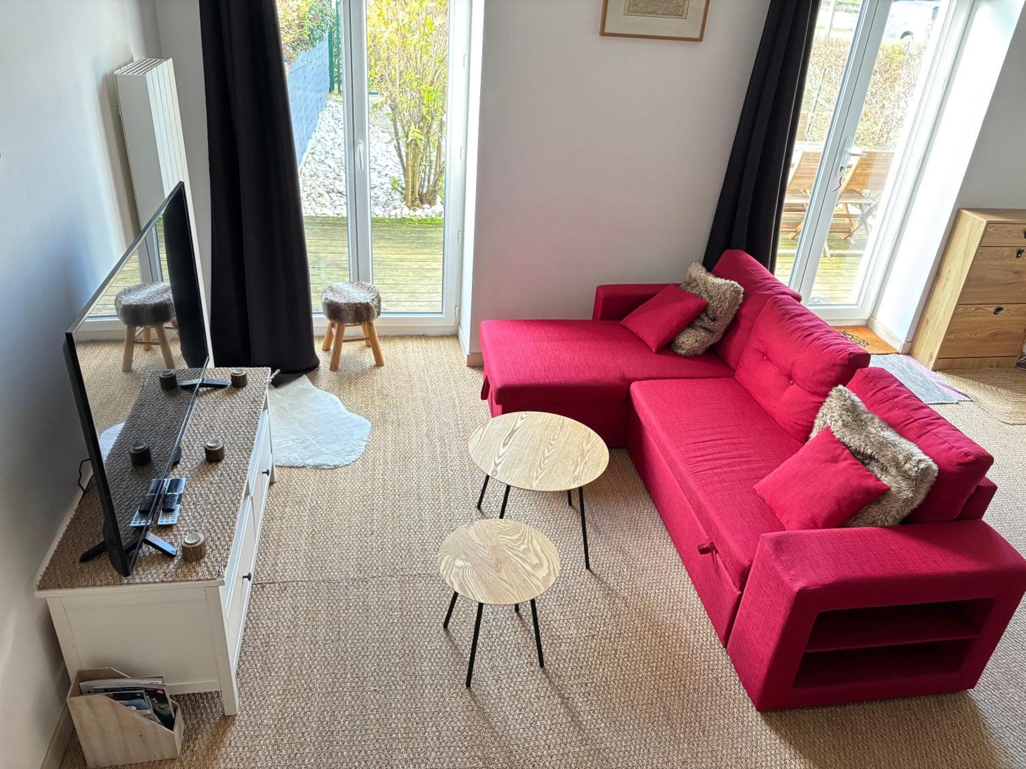 Les Douves Duplex 5 Personnes Lumineux Avec Jardin Et Terrasse Amenagee , Vue Sur Chateau A 5Mn De La Mer, Proche Omaha Beach Et Bayeux Commes Exterior foto