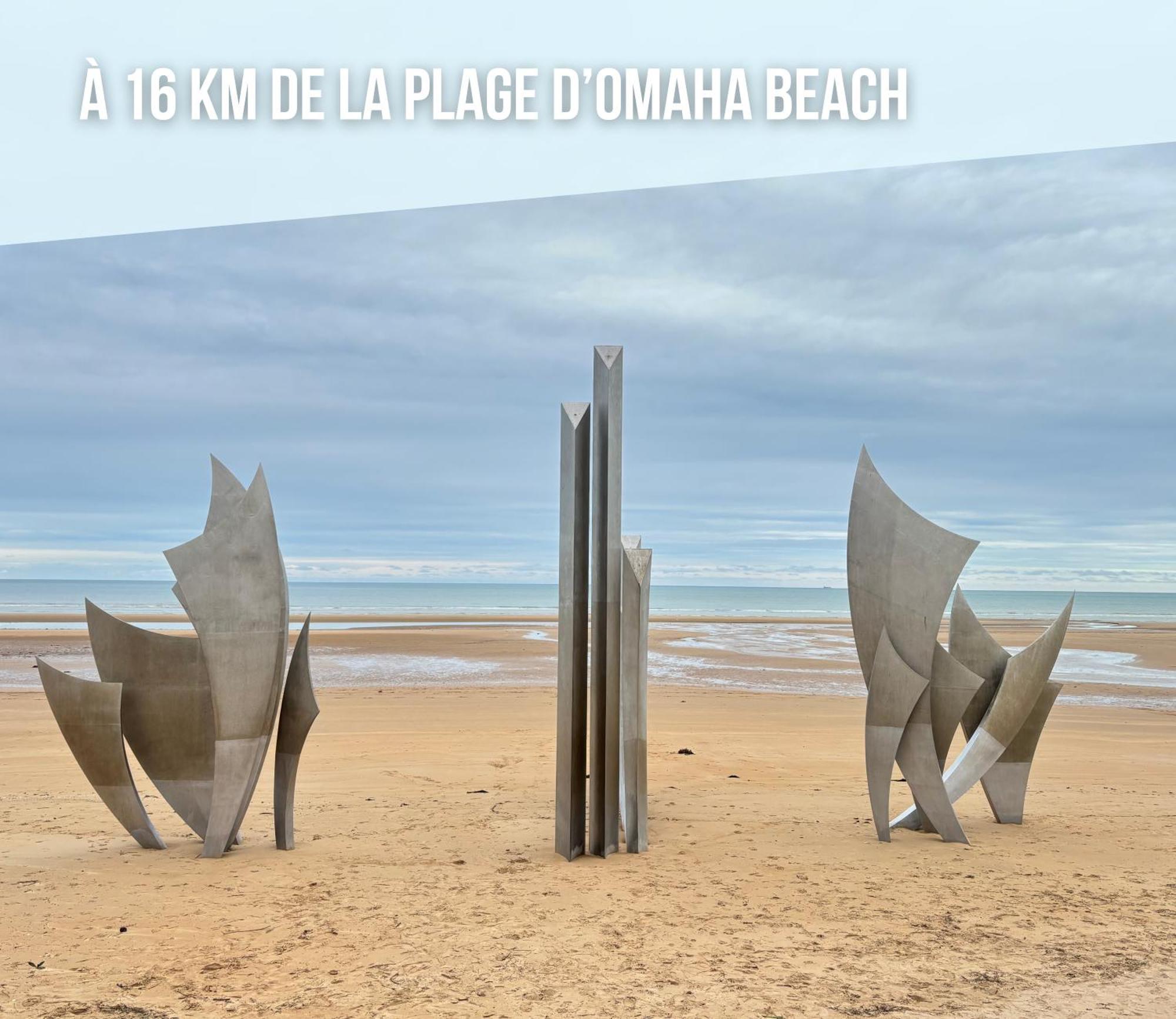 Les Douves Duplex 5 Personnes Lumineux Avec Jardin Et Terrasse Amenagee , Vue Sur Chateau A 5Mn De La Mer, Proche Omaha Beach Et Bayeux Commes Exterior foto